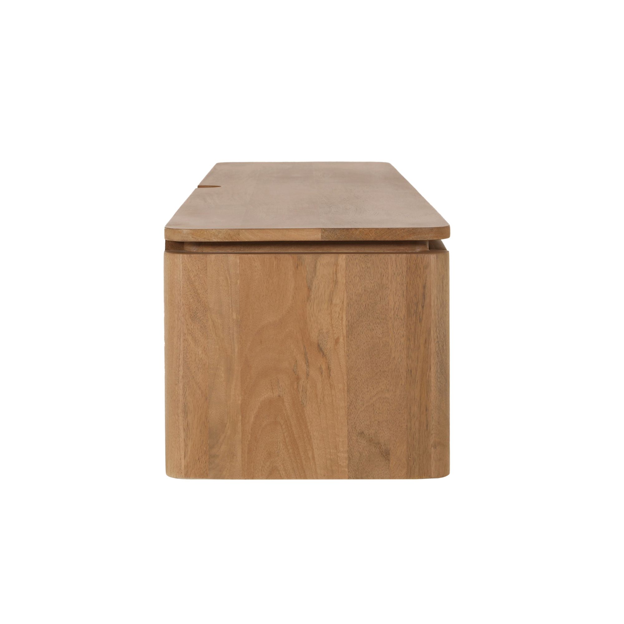 Zwevend tv meubel Dallas Naturel Mangohout 165 cm - Starfurn, foto 6