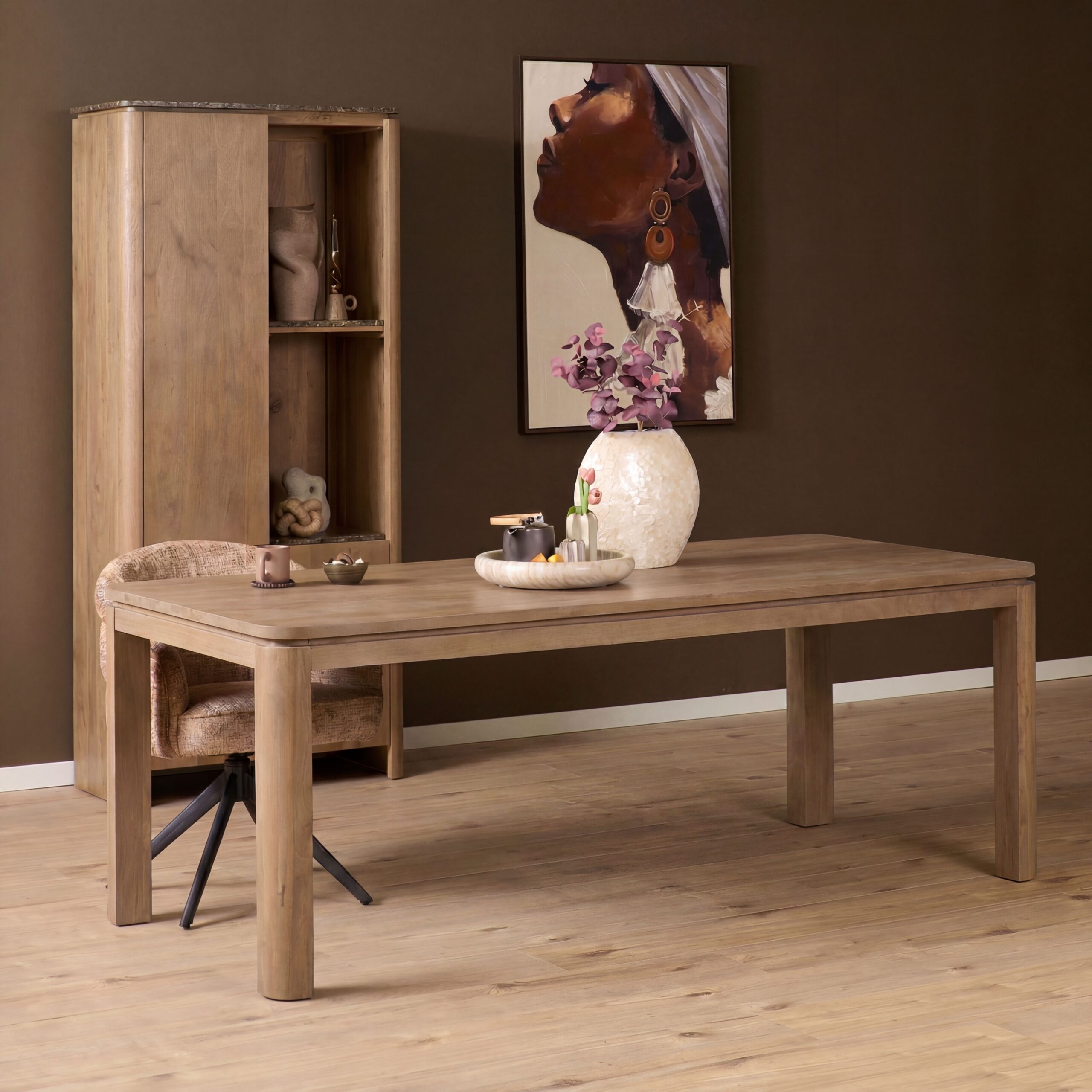 Eettafel Dallas Naturel Mangohout 200 cm - Starfurn