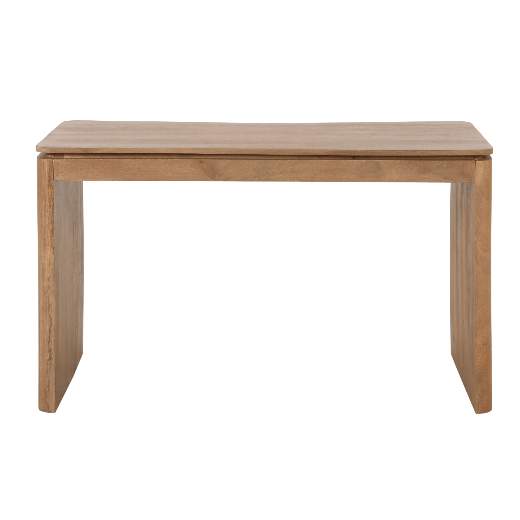 Schreibtisch Dallas Natur Mangoholz 130 cm - Starfurn