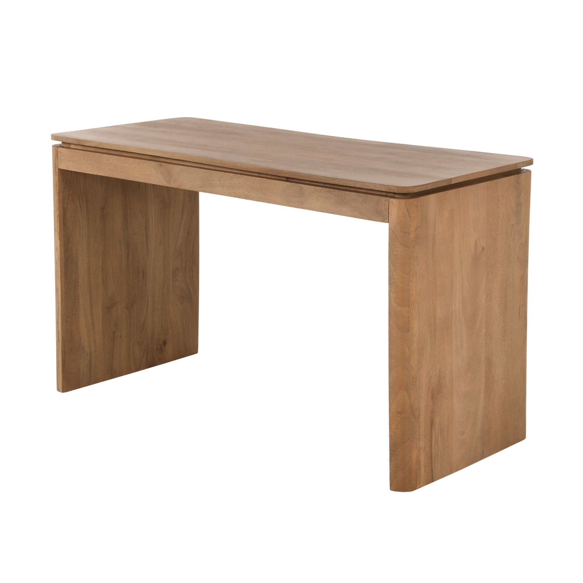 Schreibtisch Dallas Natur Mangoholz 130 cm - Starfurn