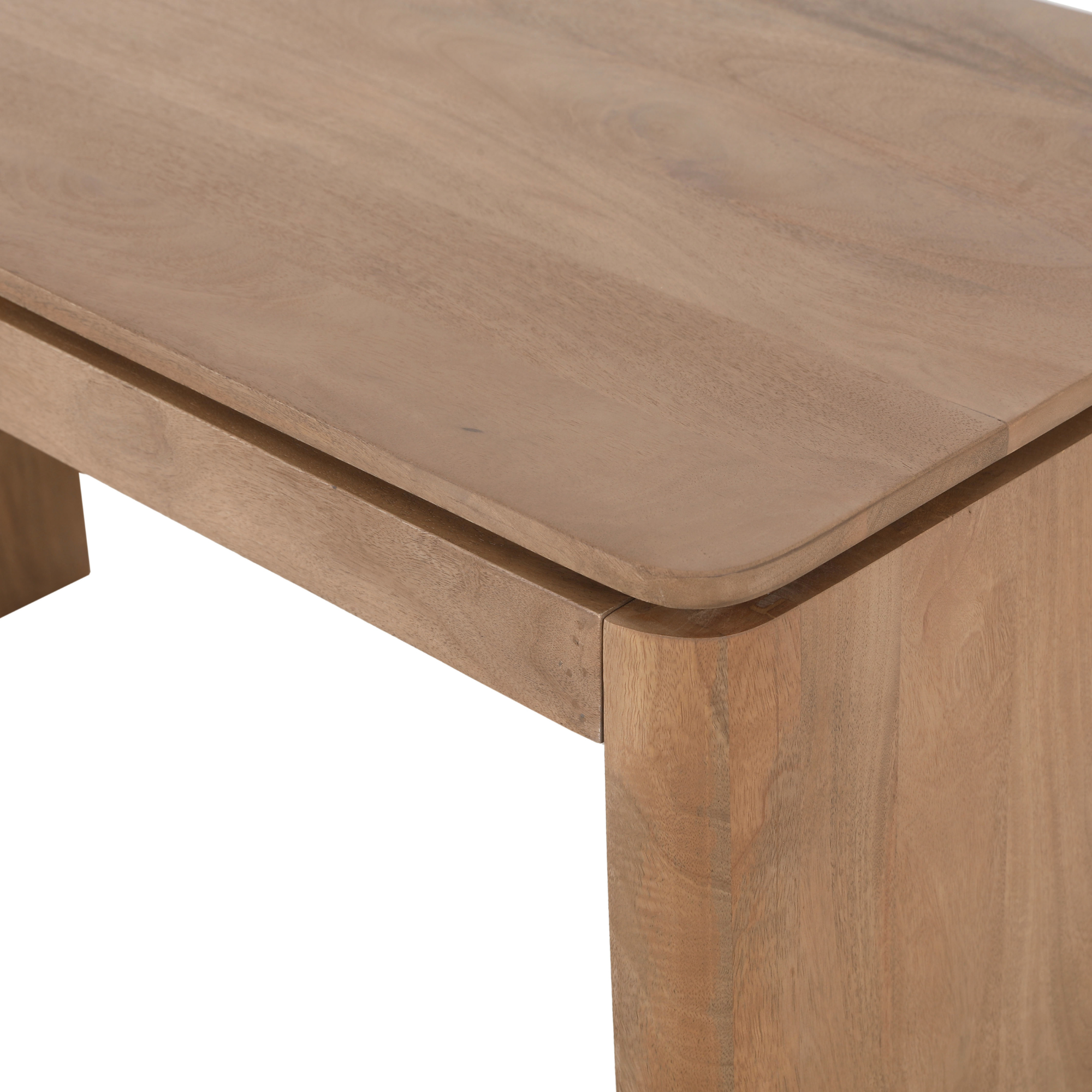Schreibtisch Dallas Natur Mangoholz 130 cm - Starfurn