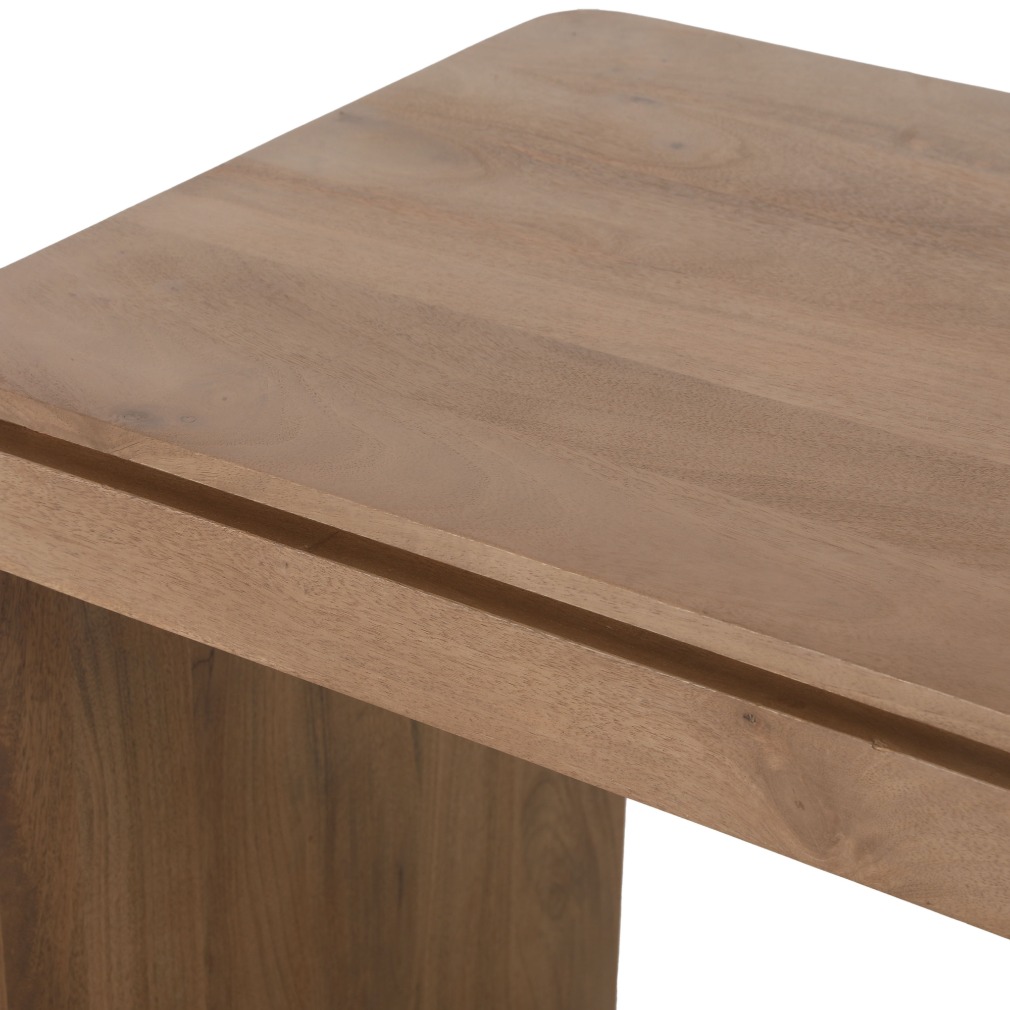 Schreibtisch Dallas Natur Mangoholz 130 cm - Starfurn