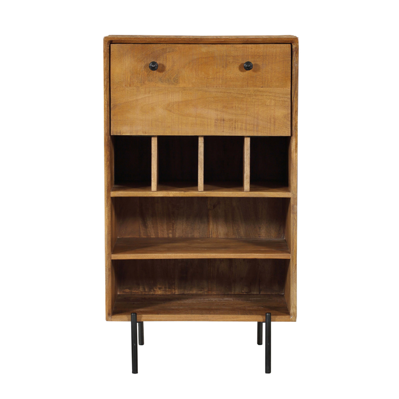 Weinschrank Portland Mangoholz 60 cm - Starfurn