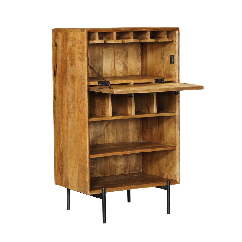 Weinschrank Portland Mangoholz 60 cm - Starfurn