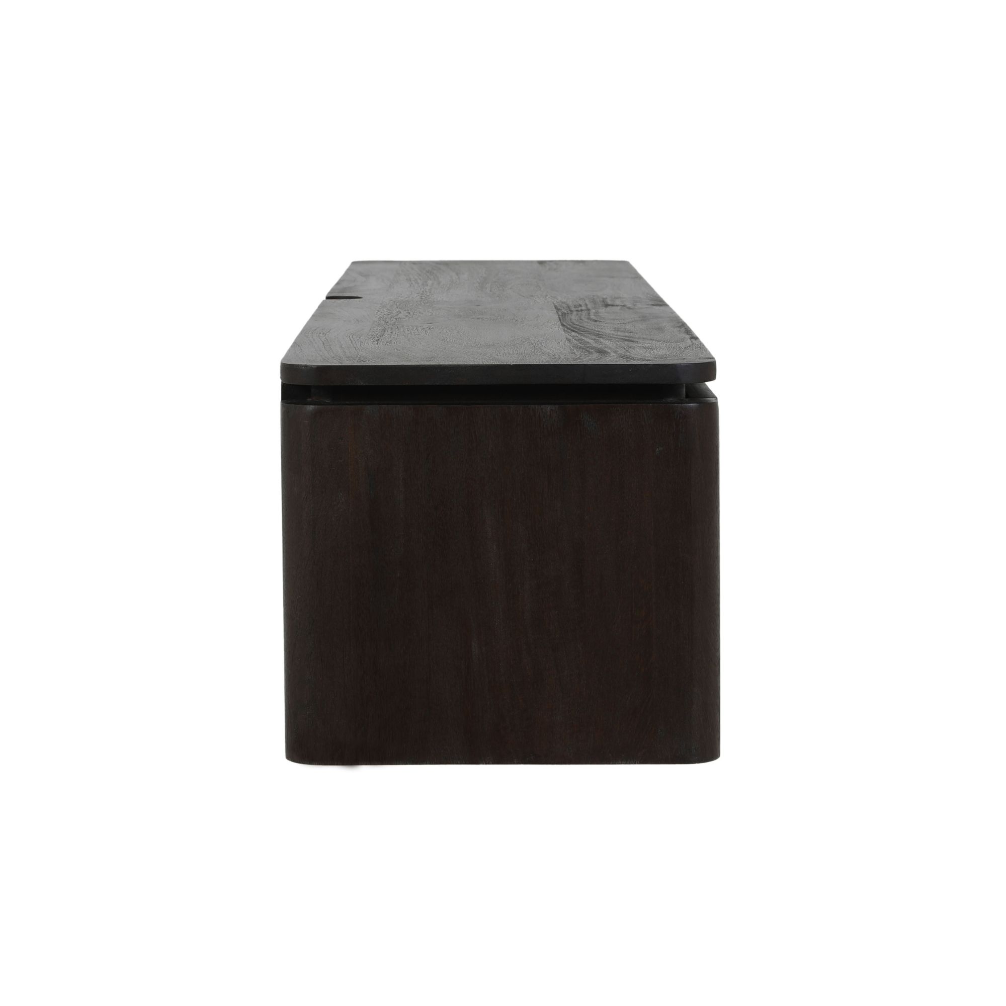 Schwebendes TV-Möbel Dallas Braun Mangoholz 165 cm - Starfurn, foto 6