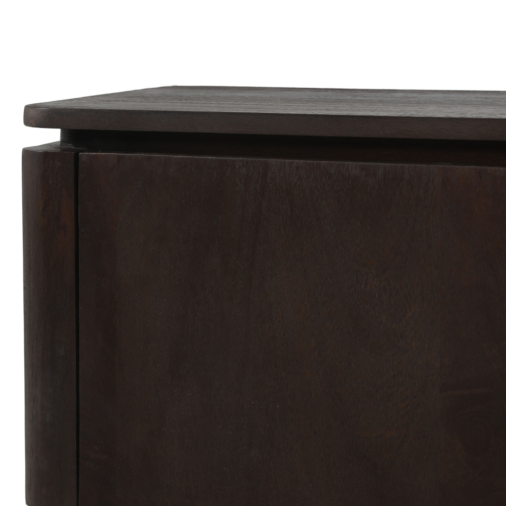 Schwebendes TV-Möbel Dallas Braun Mangoholz 210 cm - Starfurn, foto 6