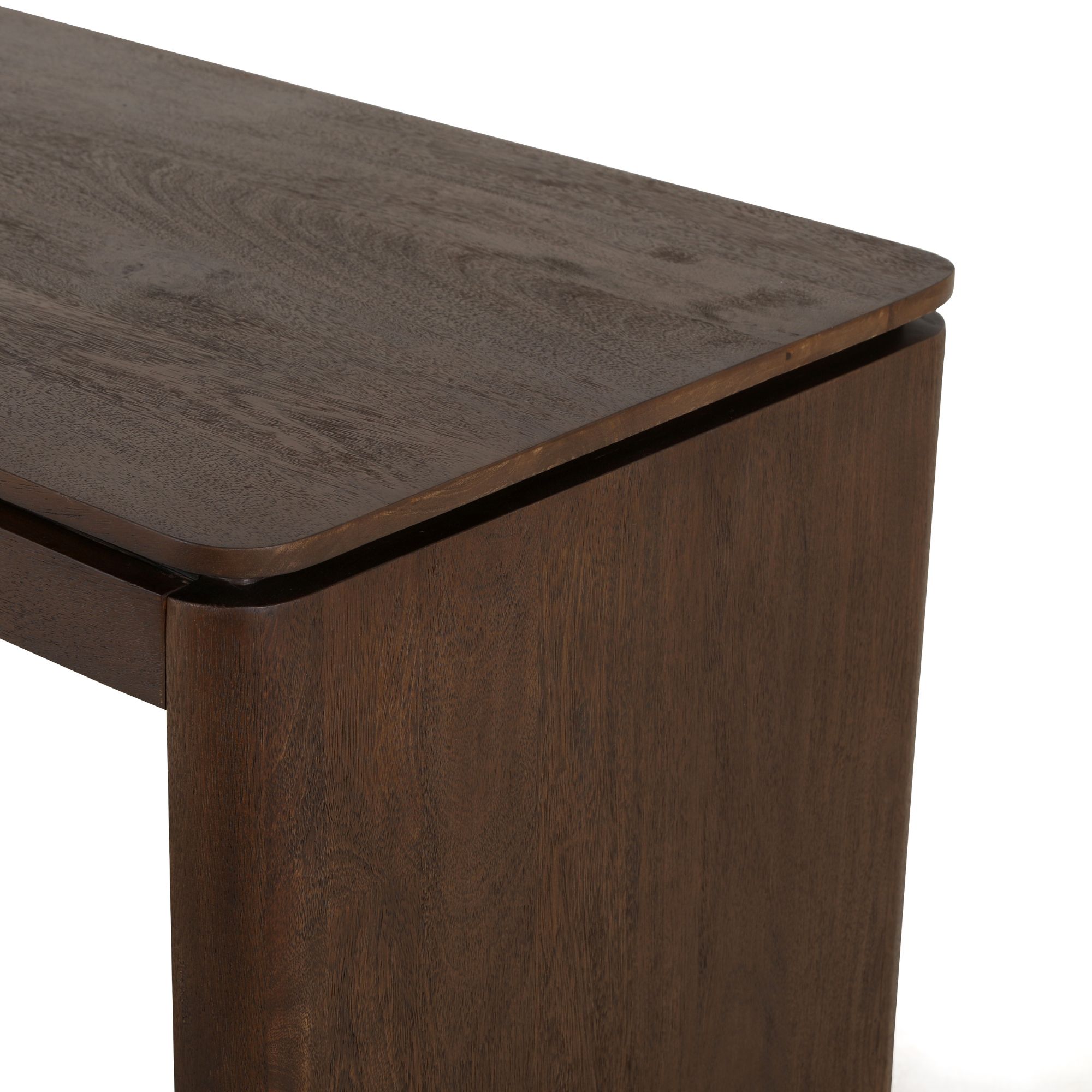 Schreibtisch Dallas Braun Mangoholz 130 cm - Starfurn