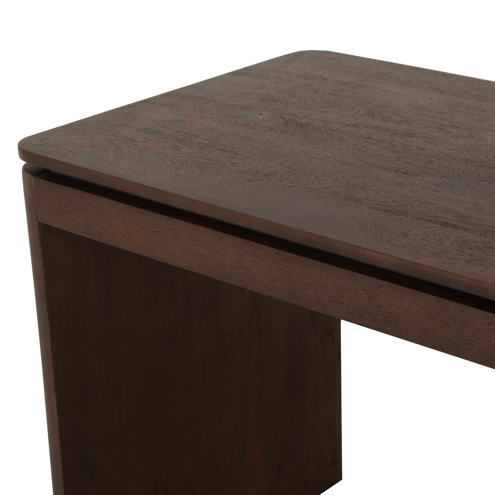 Schreibtisch Dallas Braun Mangoholz 130 cm - Starfurn