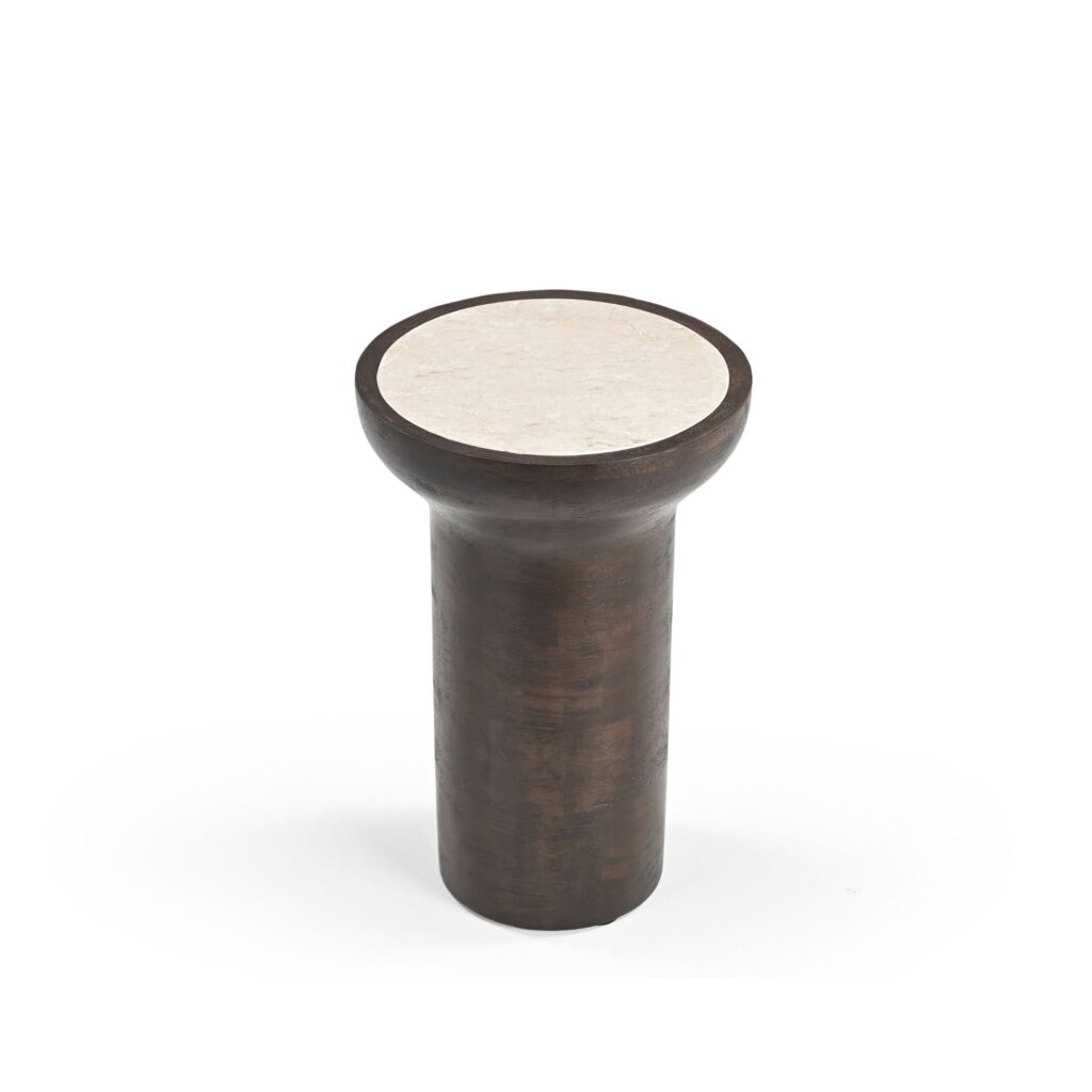 Bijzettafel Zoë Bruin Marmer 33 cm - Starfurn