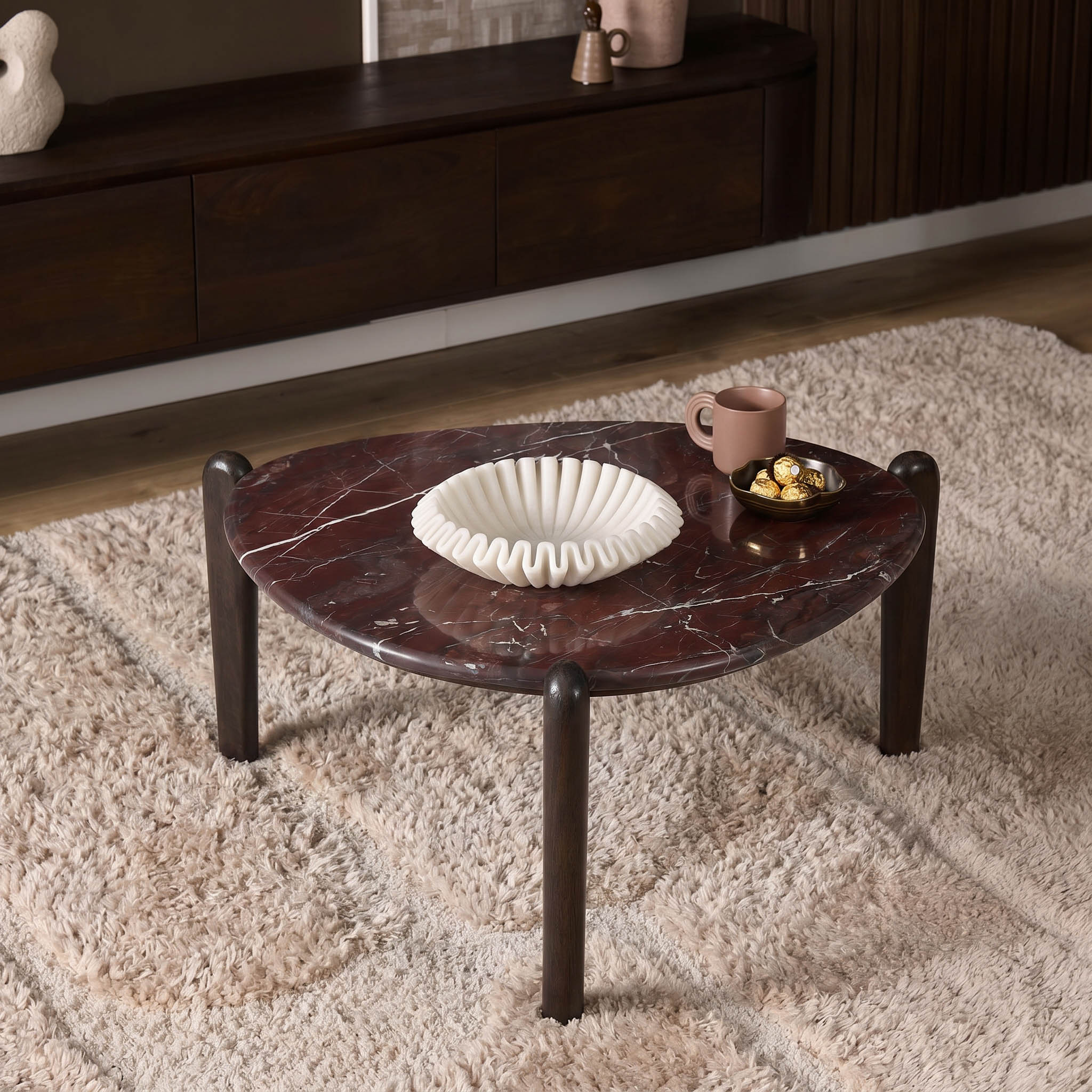 Couchtisch Alva Marmor 81 cm - Starfurn