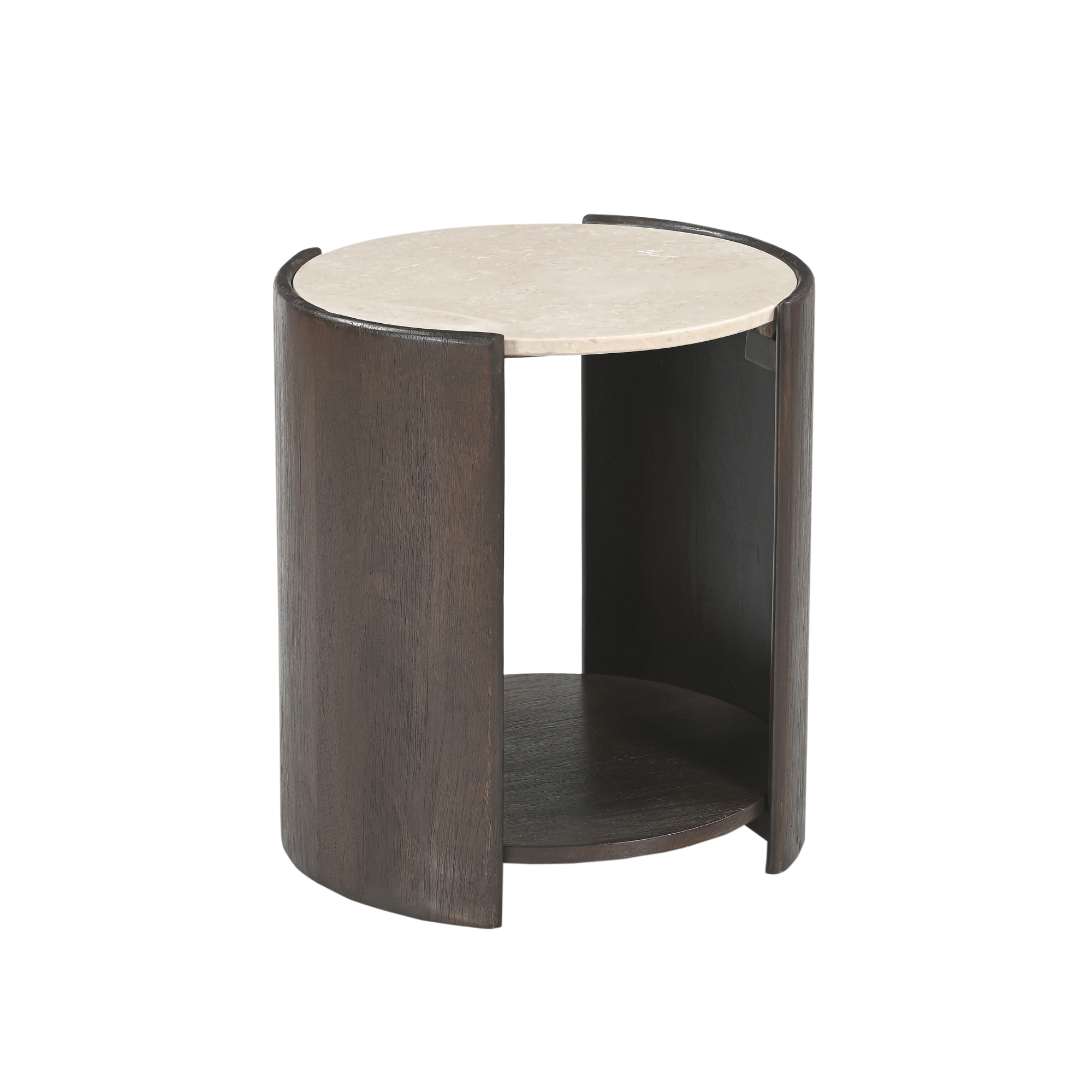 Bijzettafel Rune Botticino marmer 45 cm - Starfurn