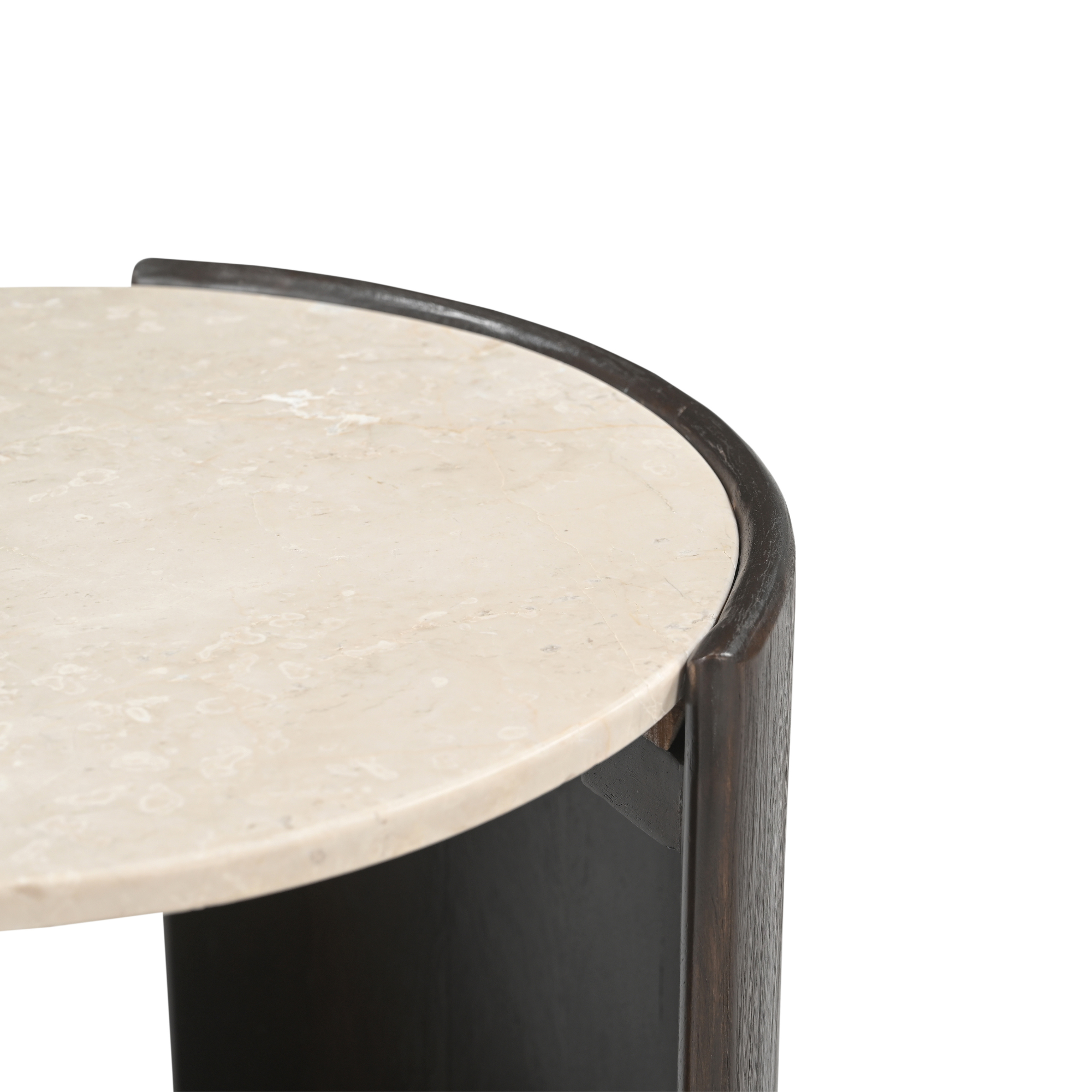 Bijzettafel Rune Botticino marmer 45 cm - Starfurn