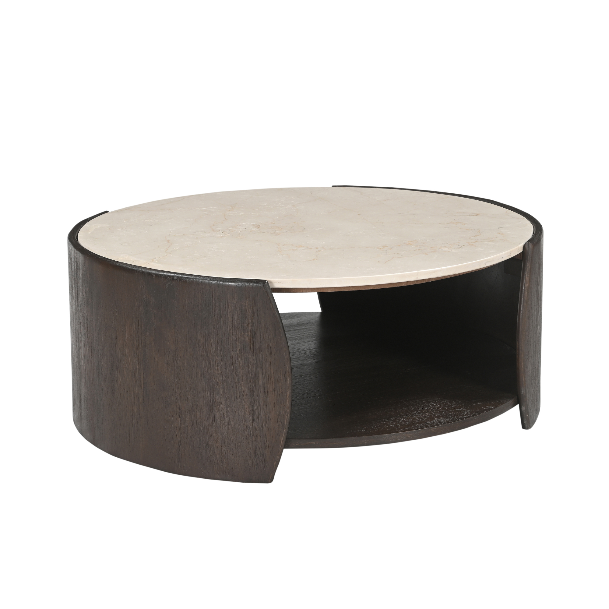 Couchtisch Rune Botticino Marmor 80 cm - Starfurn