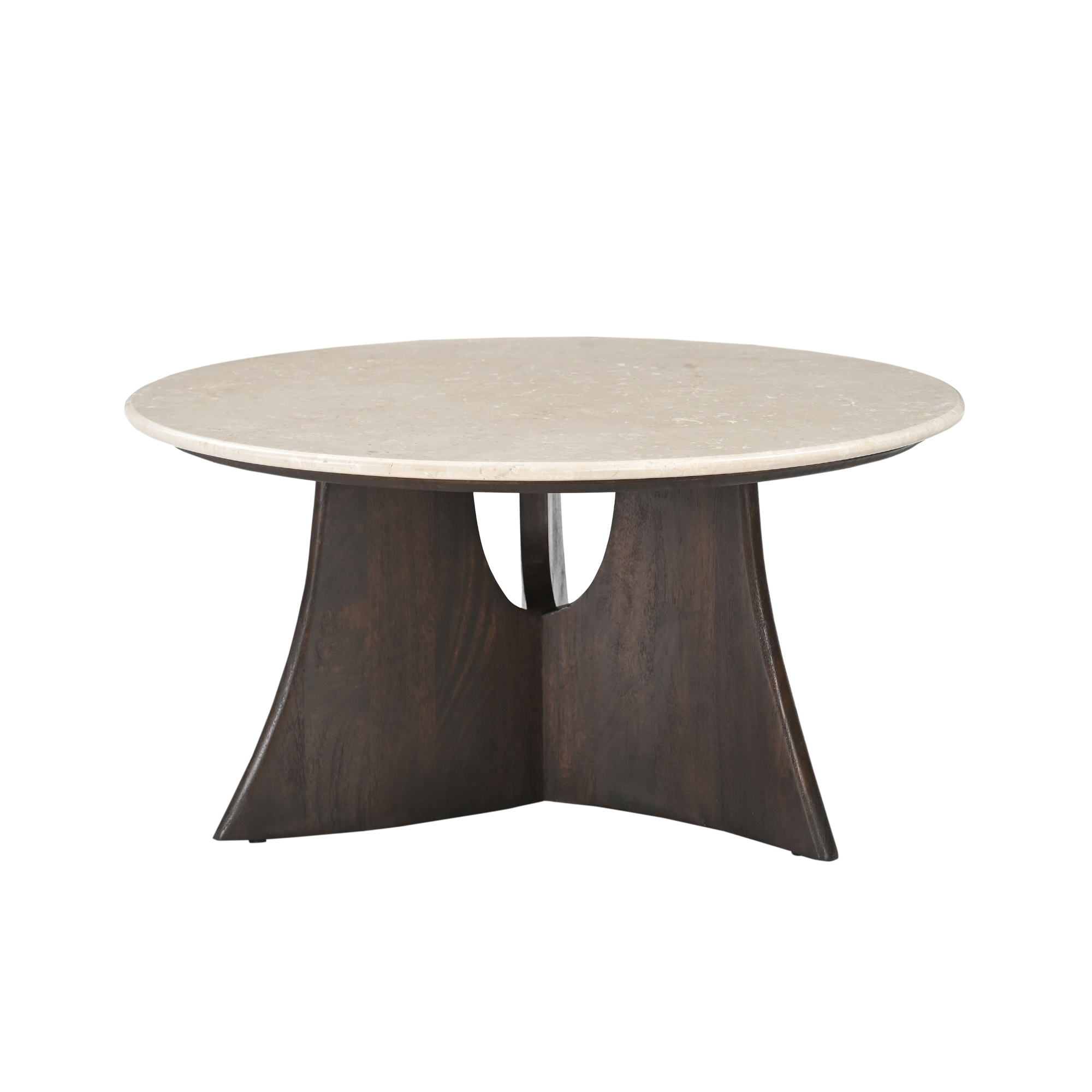 Couchtisch Milo Botticino Marmor 80 cm - Starfurn