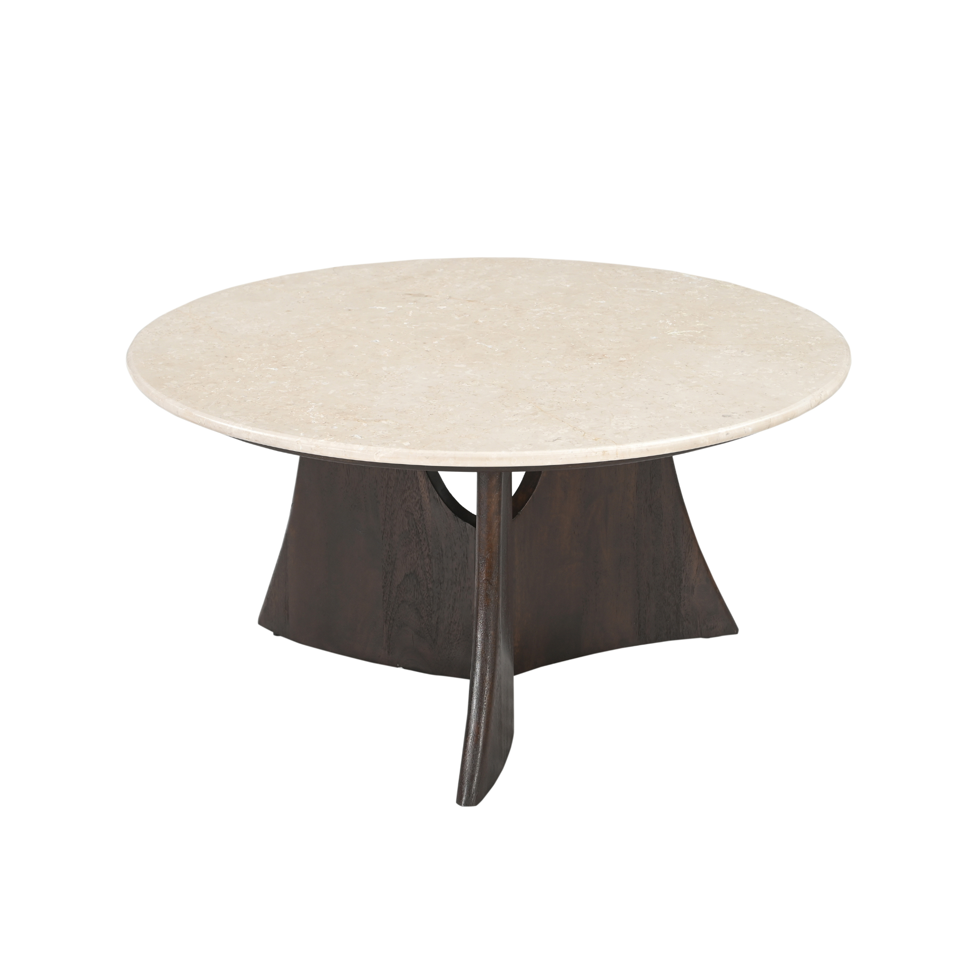 Couchtisch Milo Botticino Marmor 80 cm - Starfurn