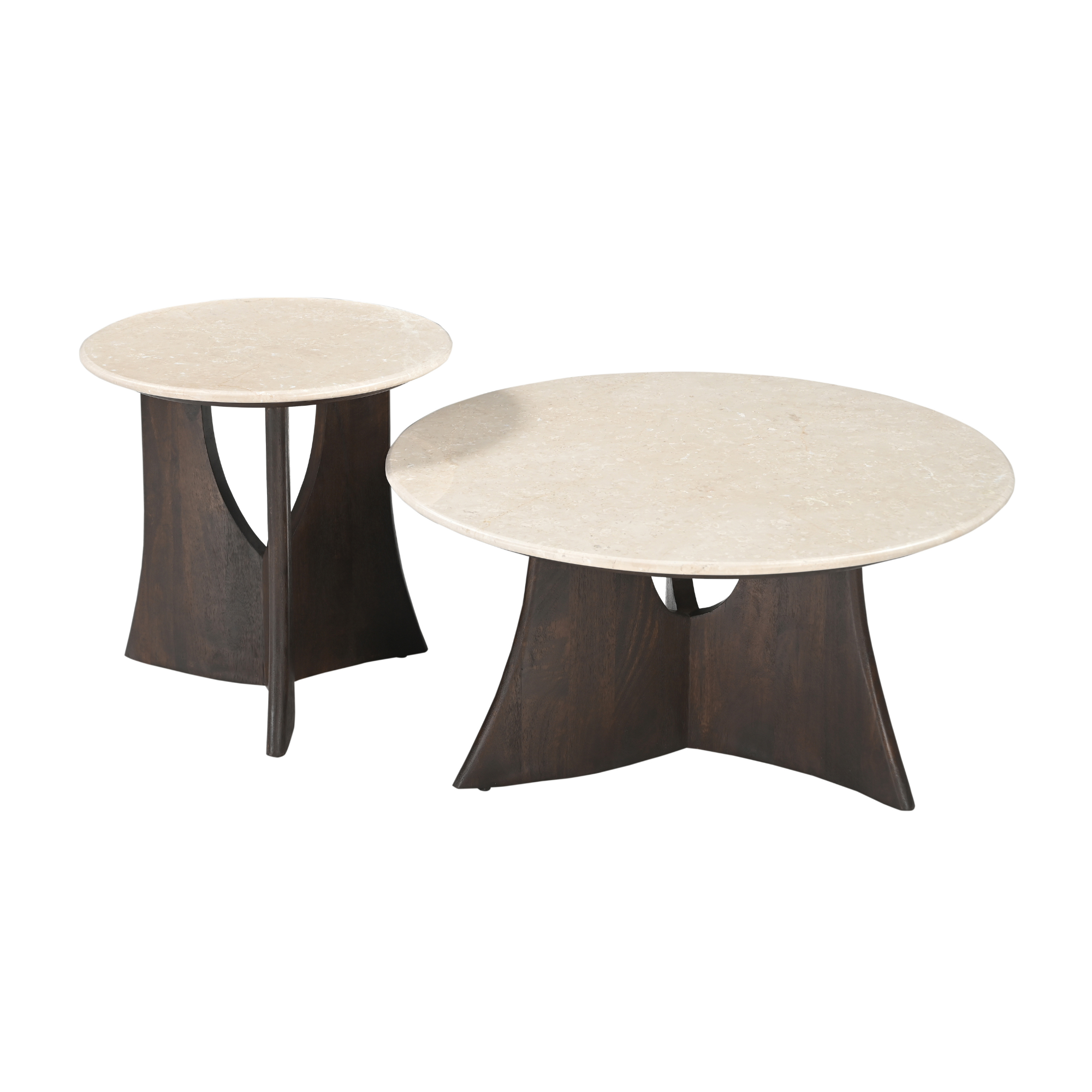Bijzettafel Milo Botticino Marmer 50 cm - Starfurn