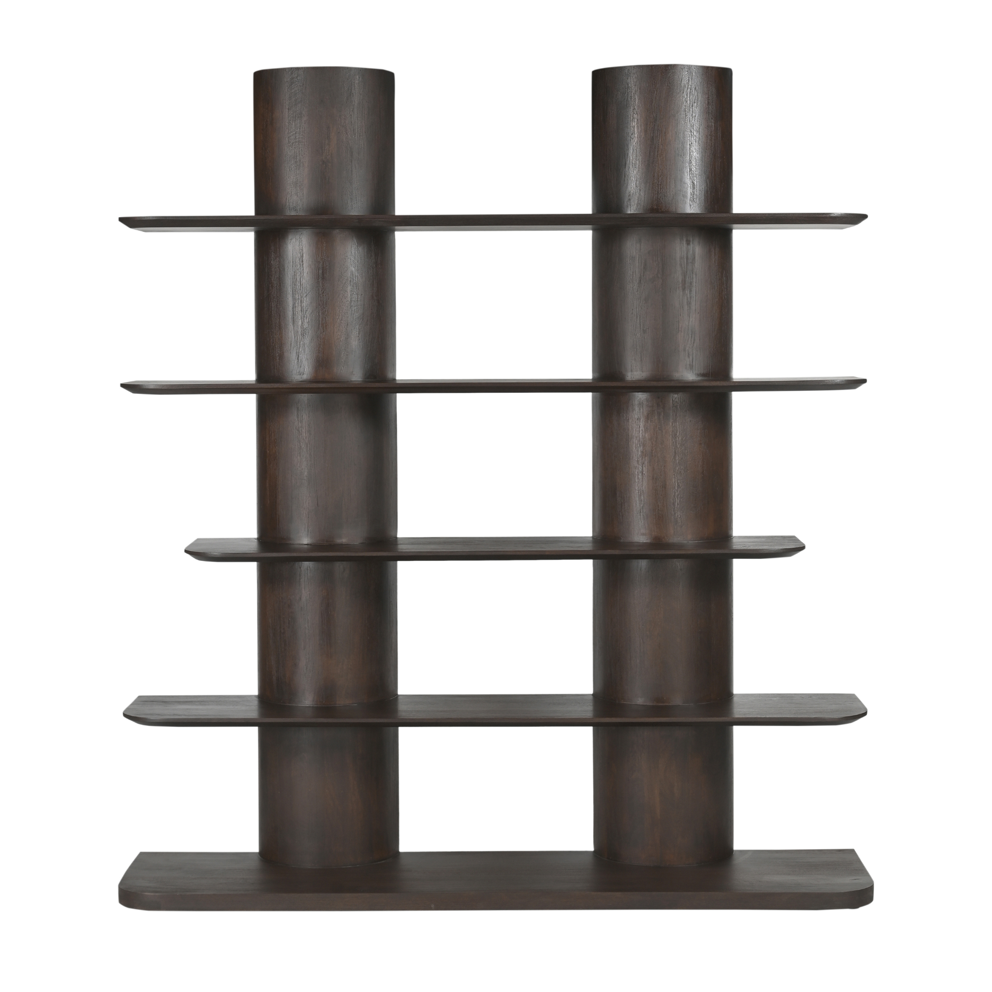 Bookcase Finn Mango Wood Brown 180 cm - Starfurn