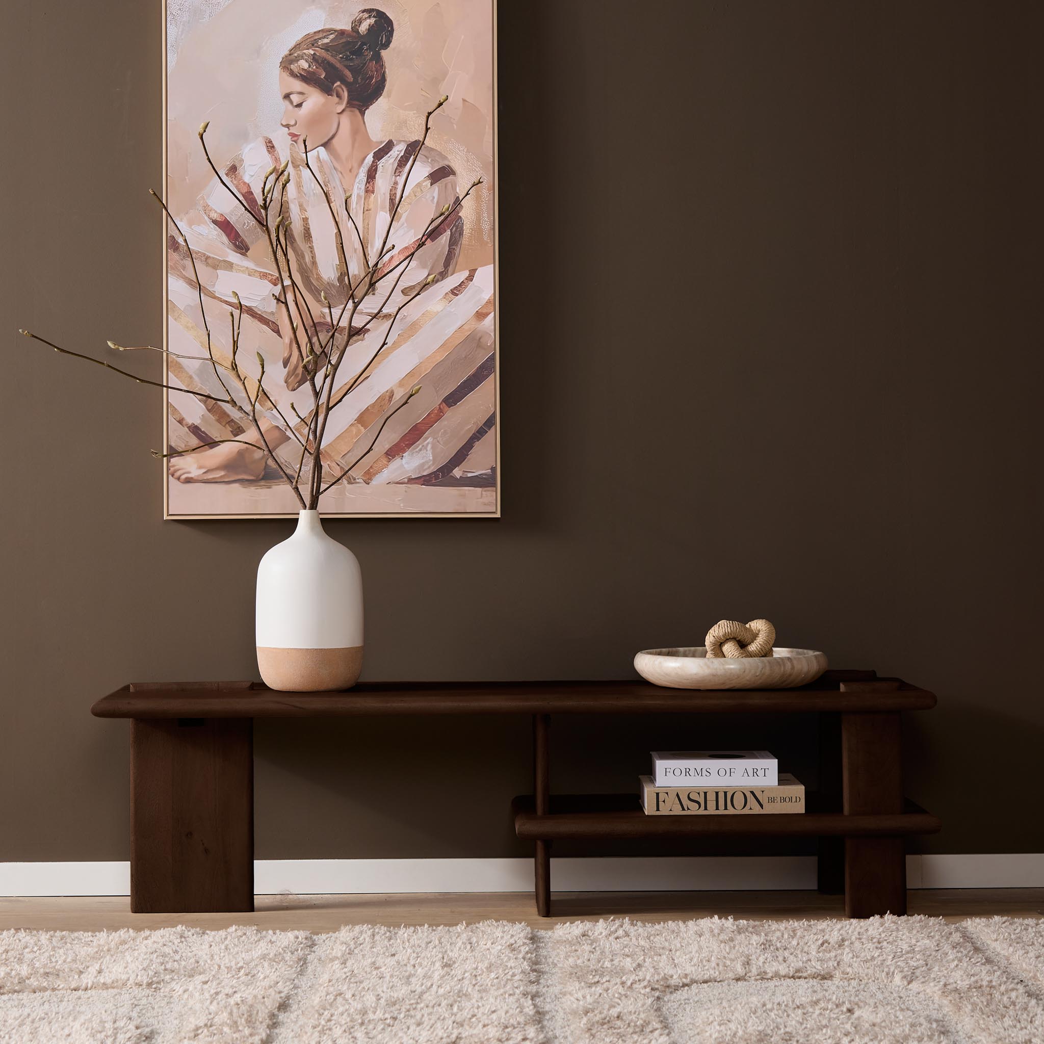 Tv meubel Lina Mangohout Bruin 160 cm - Starfurn