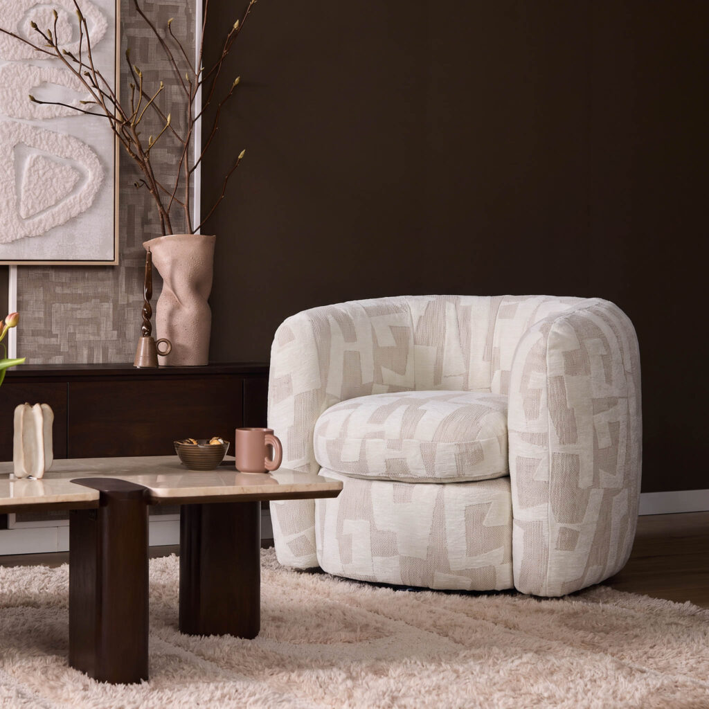 Fauteuil Rosa Off White - Starfurn