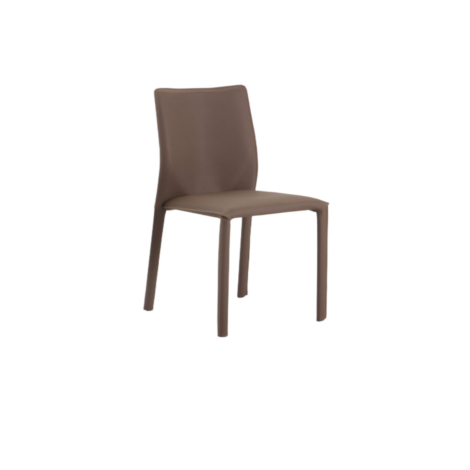 Eetkamerstoel Evi Beige (PU-leer) - Starfurn - Bruin