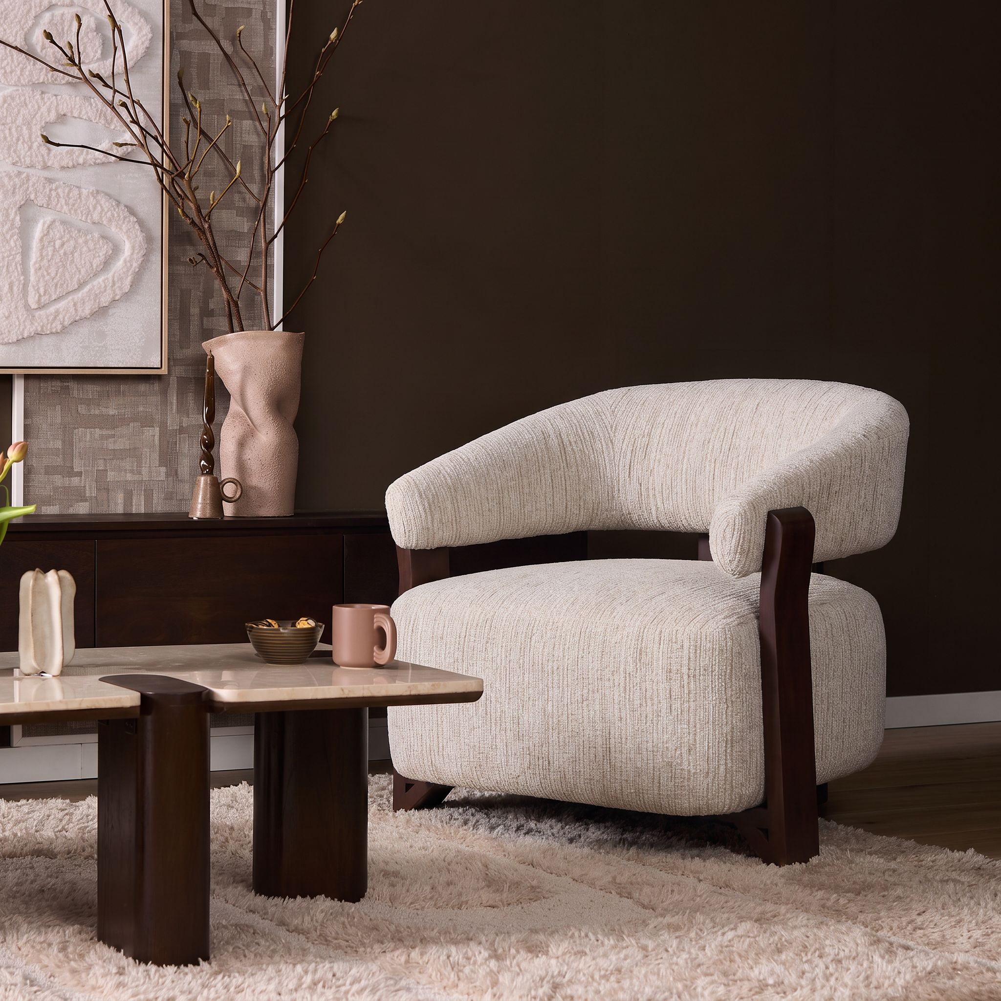 Fauteuil Juun Beige - Starfurn
