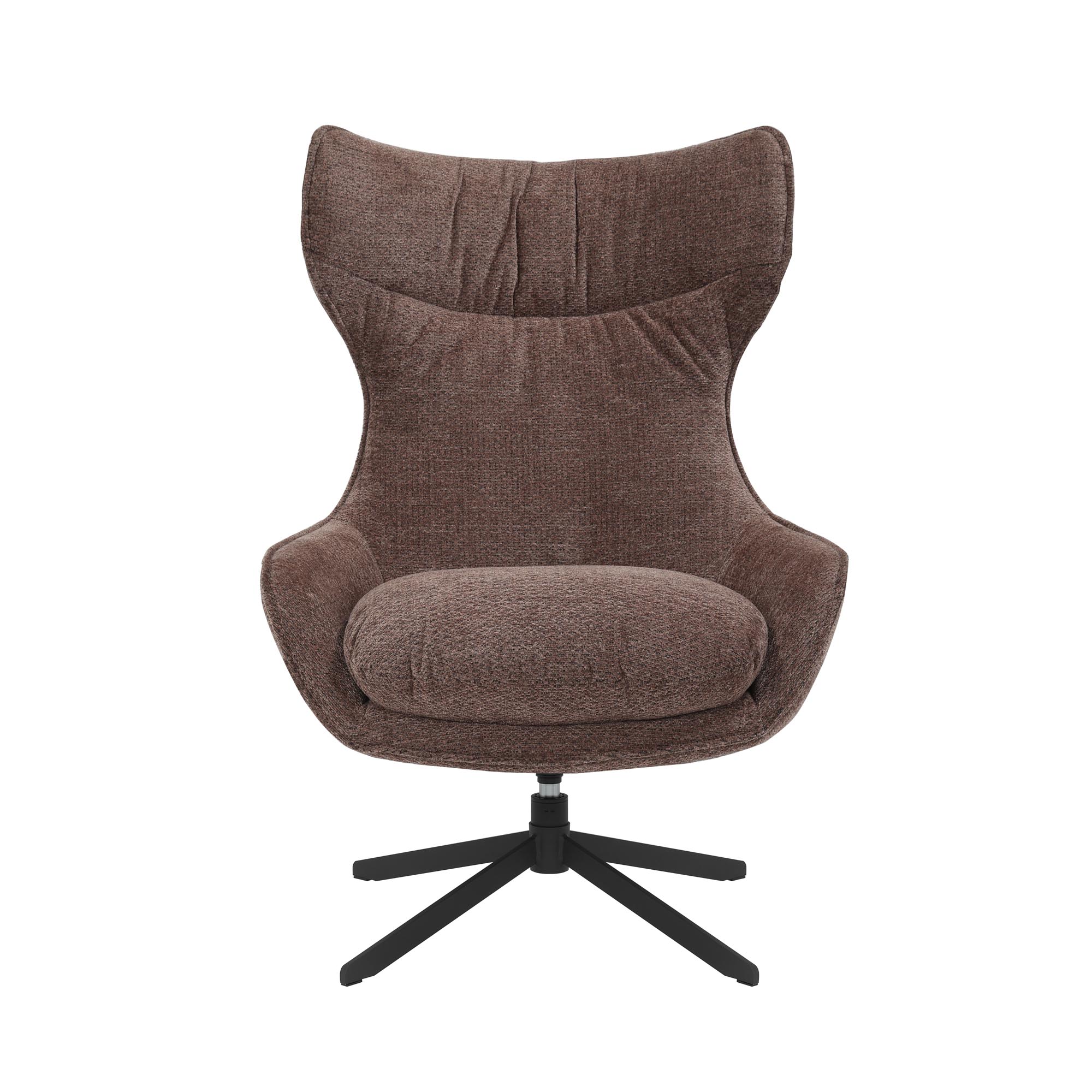 Drehbarer Sessel Olivia Lila (Metall, Paars) - Starfurn