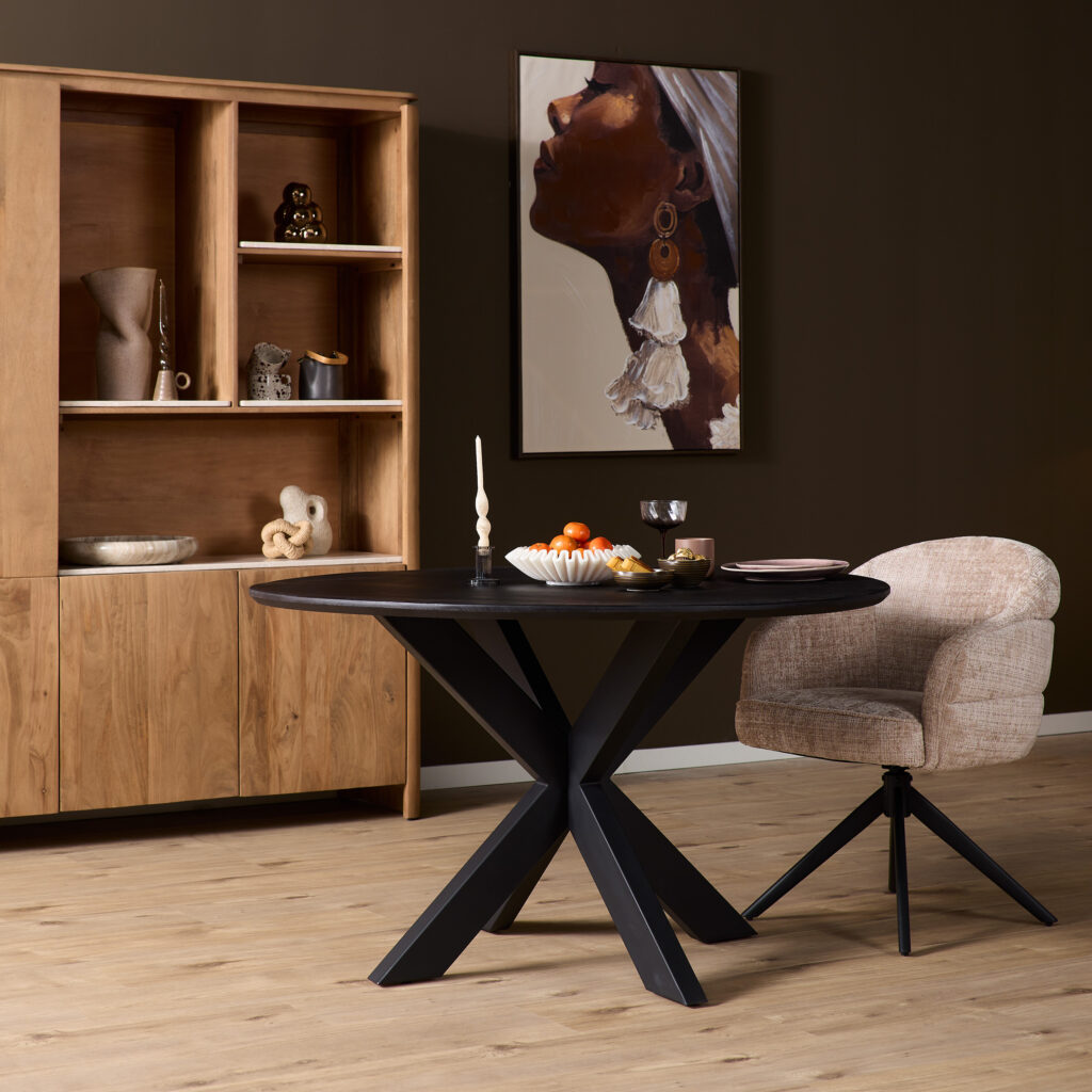 Eettafel Eiken Ferris Rond 130 cm - Starfurn