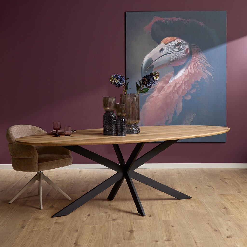 Eettafel Eiken Ferris Ovaal 180 cm - Starfurn