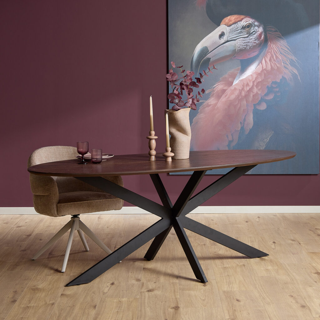 Eichener Esstisch Ferris Oval 240 cm - Starfurn