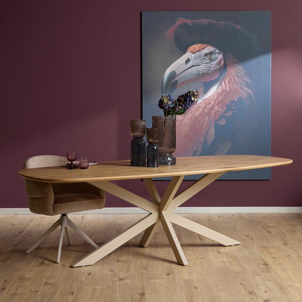 Eettafel Eiken Ferris Deens Ovaal 180 cm - Starfurn