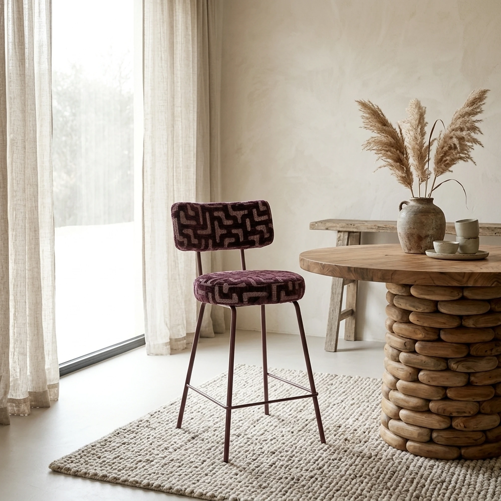 Stoel Belle Vie Plum - By-Boo