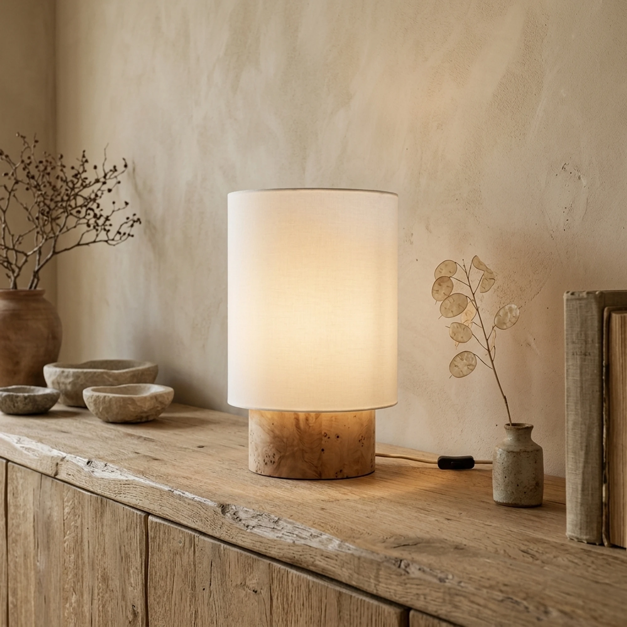 Rooton Table Lamp natural - By-Boo