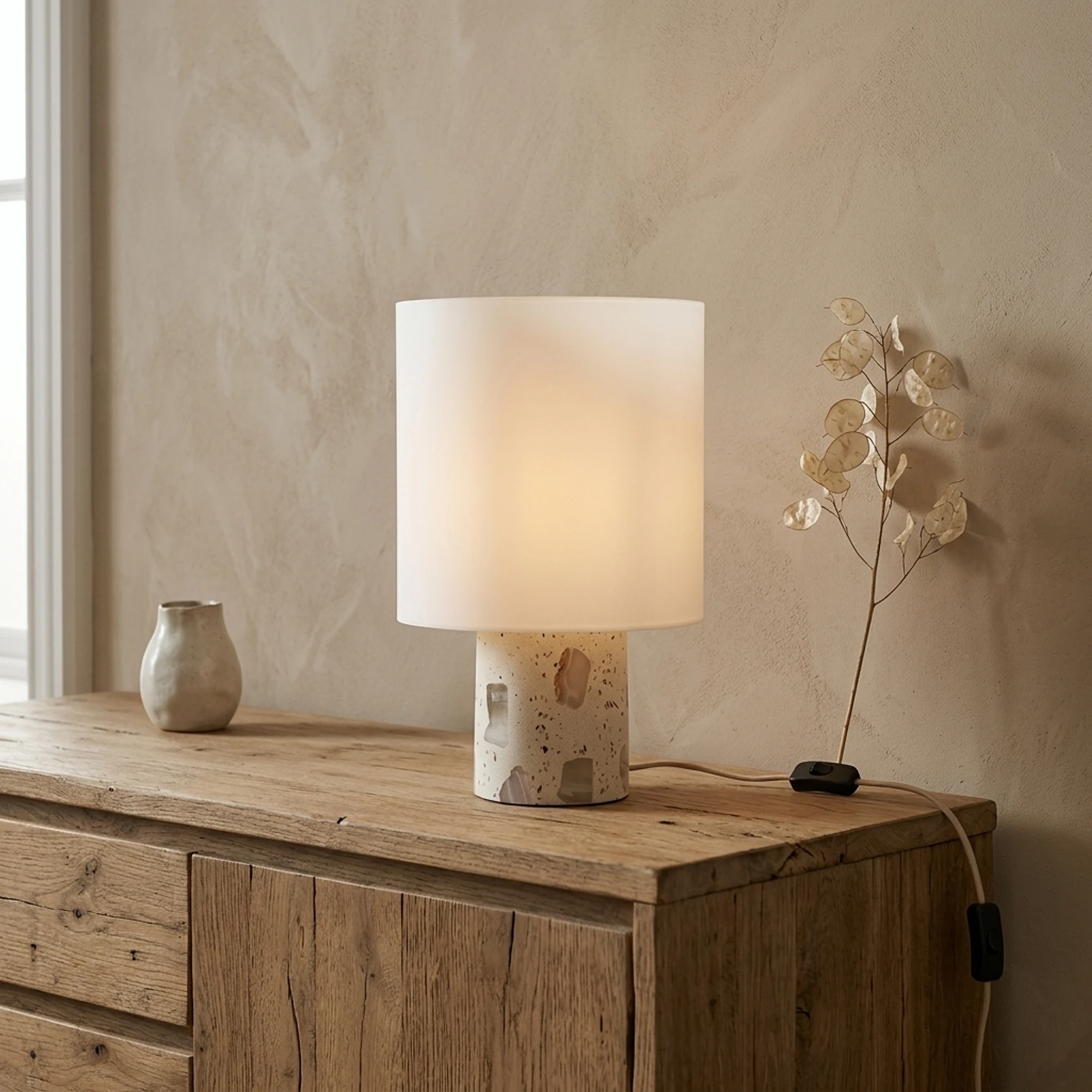 Usva Table Lamp white - By-Boo