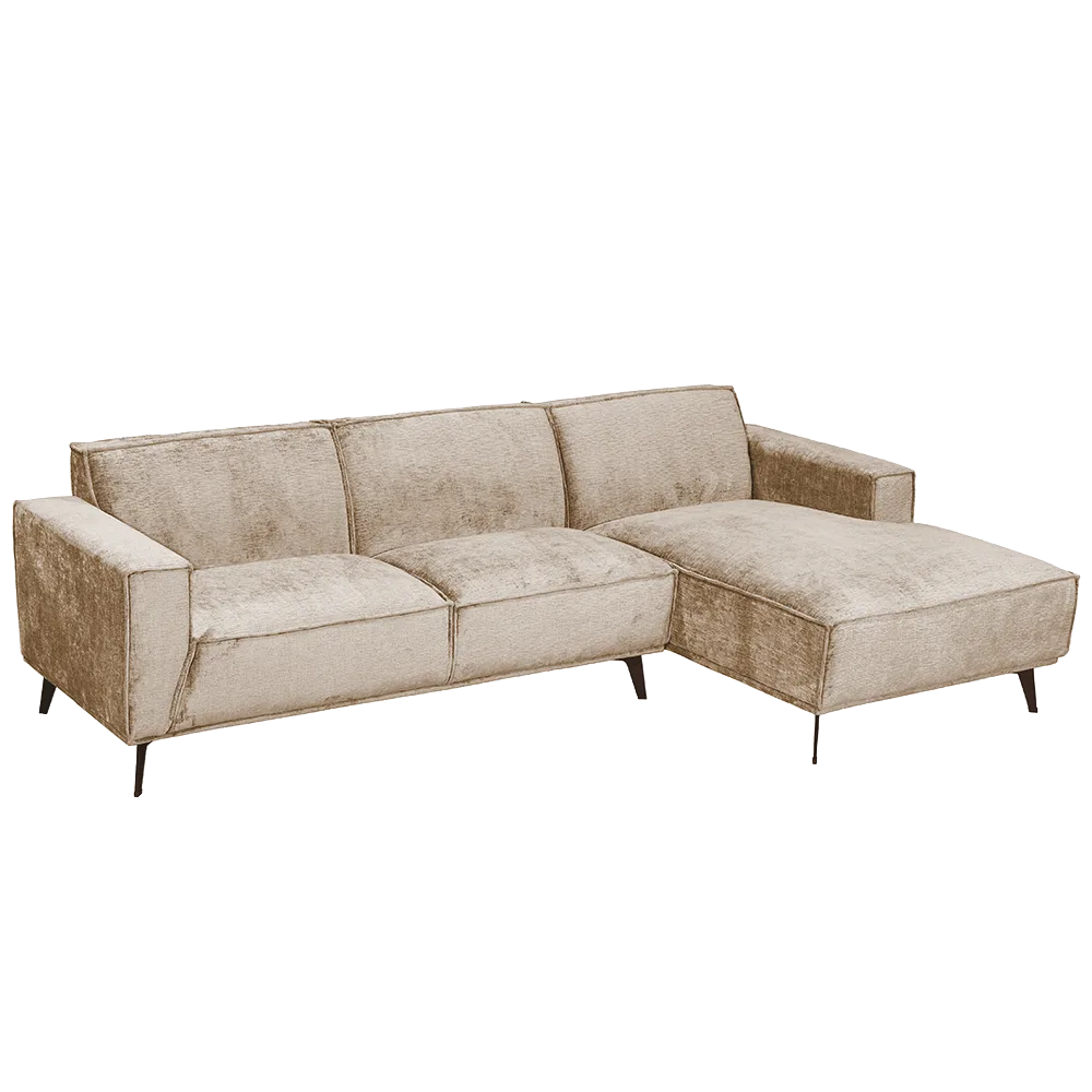 Leeds 2,5-Sitzer mit Arm links + Chaiselongue rechts - Tower Living