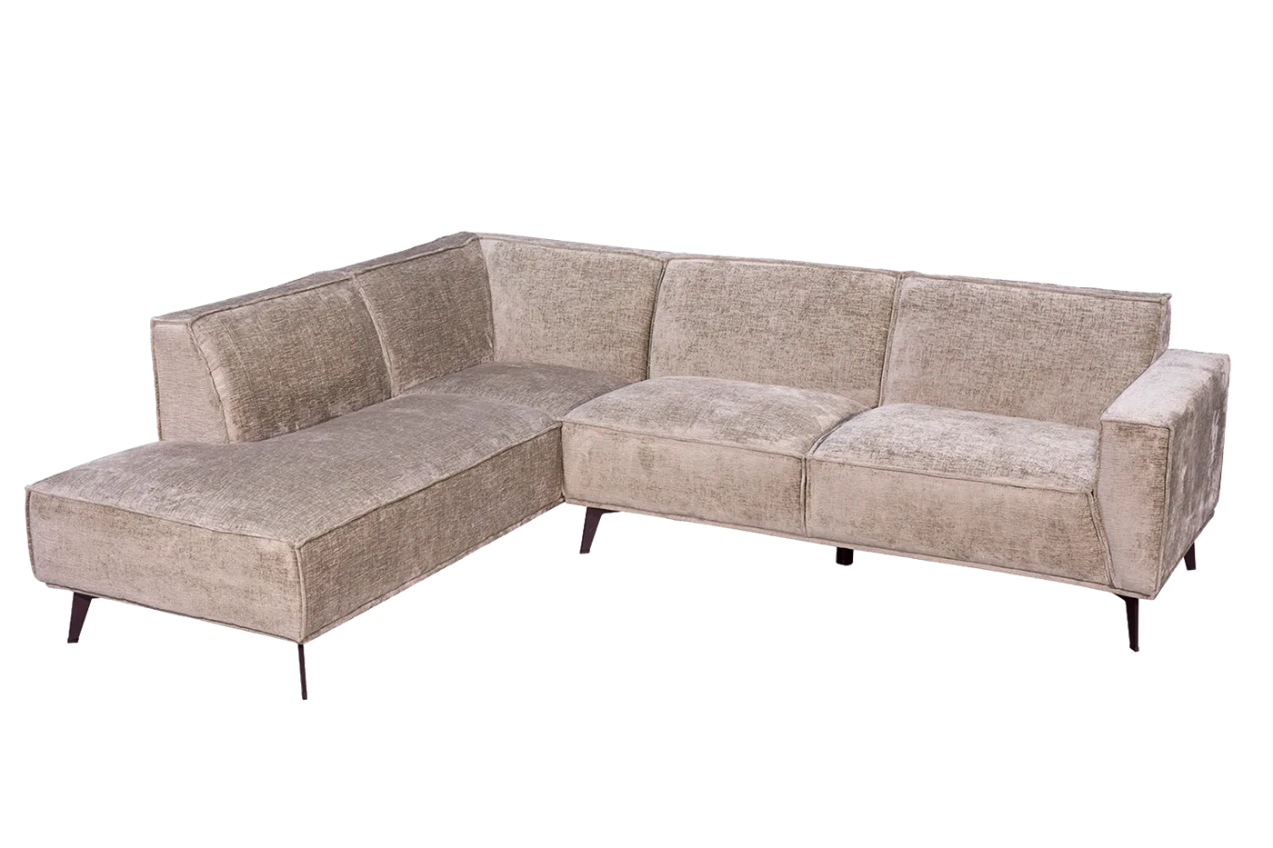 Pouffe Leeds L + 2.5-seater arm right - Tower Living