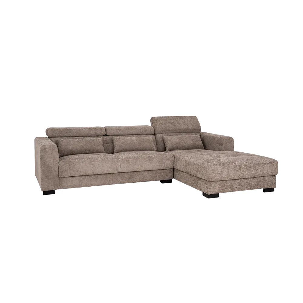 Brighton 3-seater arm left + chaise longue right - Tower Living