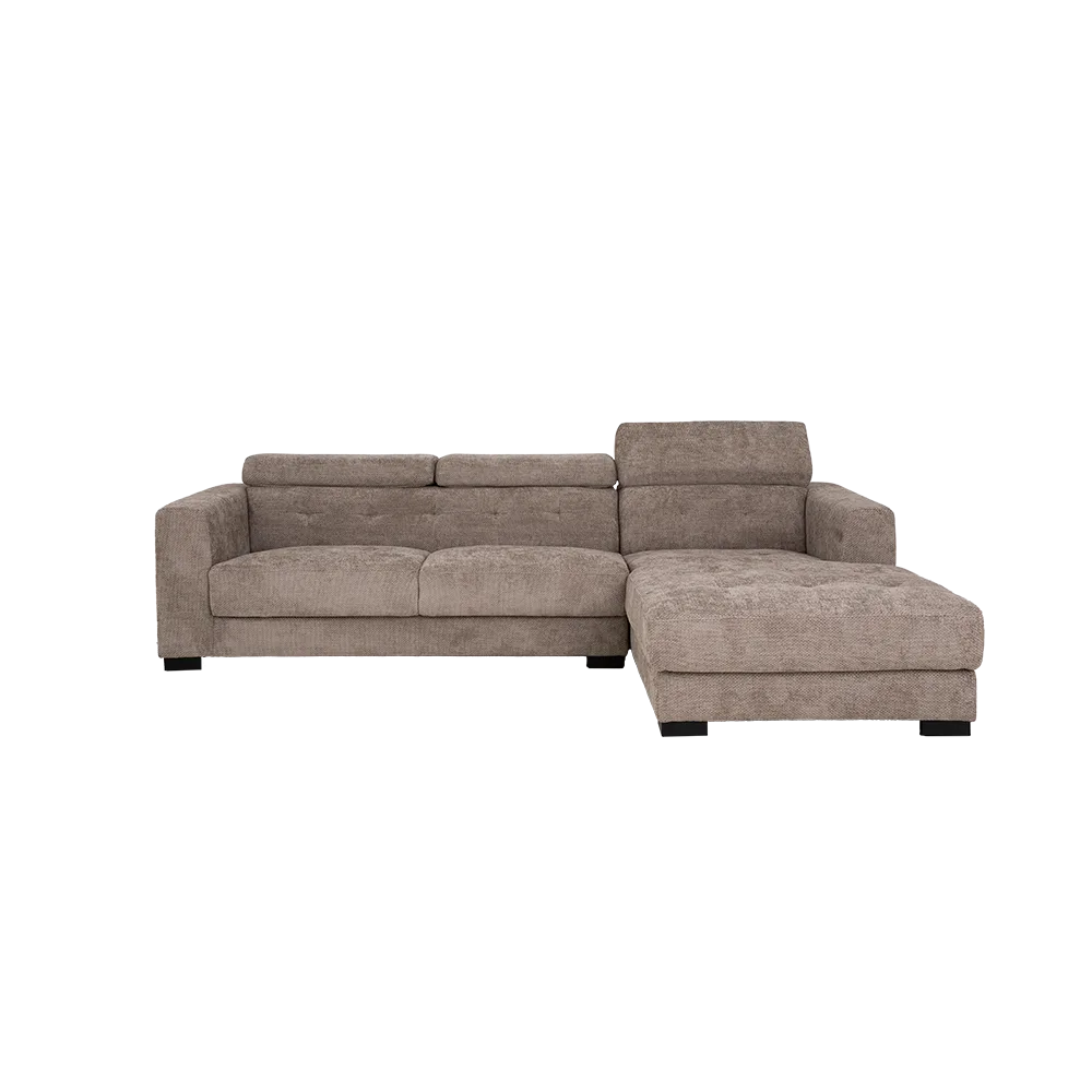Brighton 3-seater arm left + chaise longue right - Tower Living