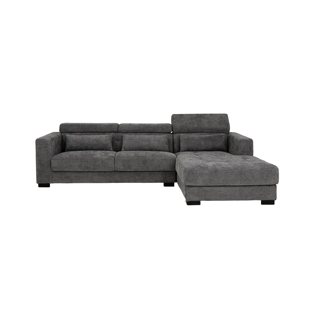 Brighton 3-Sitzer Arm links + Chaiselongue rechts (Stoff, Ivory) - Tower Living