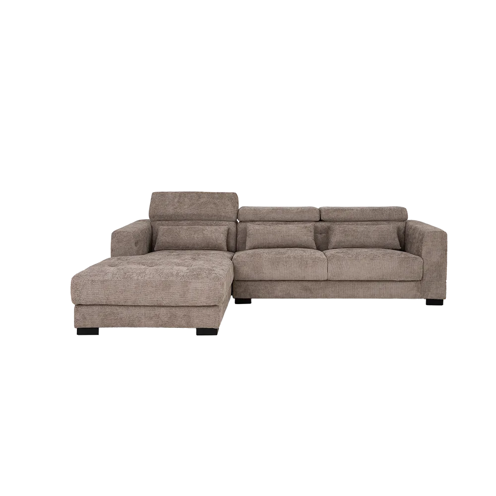 Brighton chaise longue left + 3-seater arm right - Tower Living