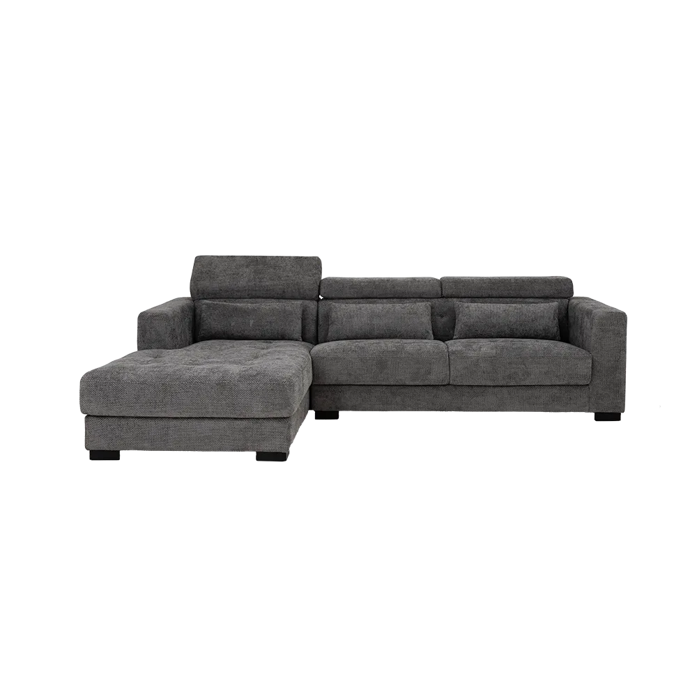 Brighton chaise longue left + 3-seater arm right - Tower Living