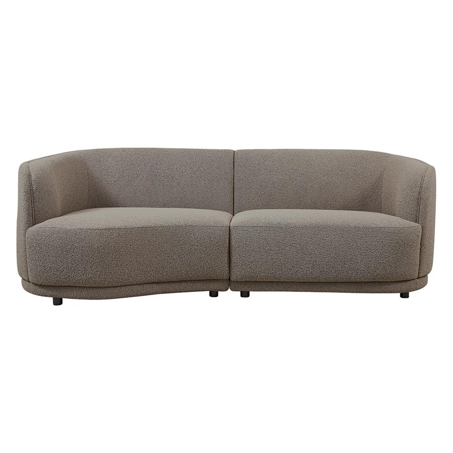 Leicester Sofa 240 round left - Copenhagen 903 Taupe - Tower Living