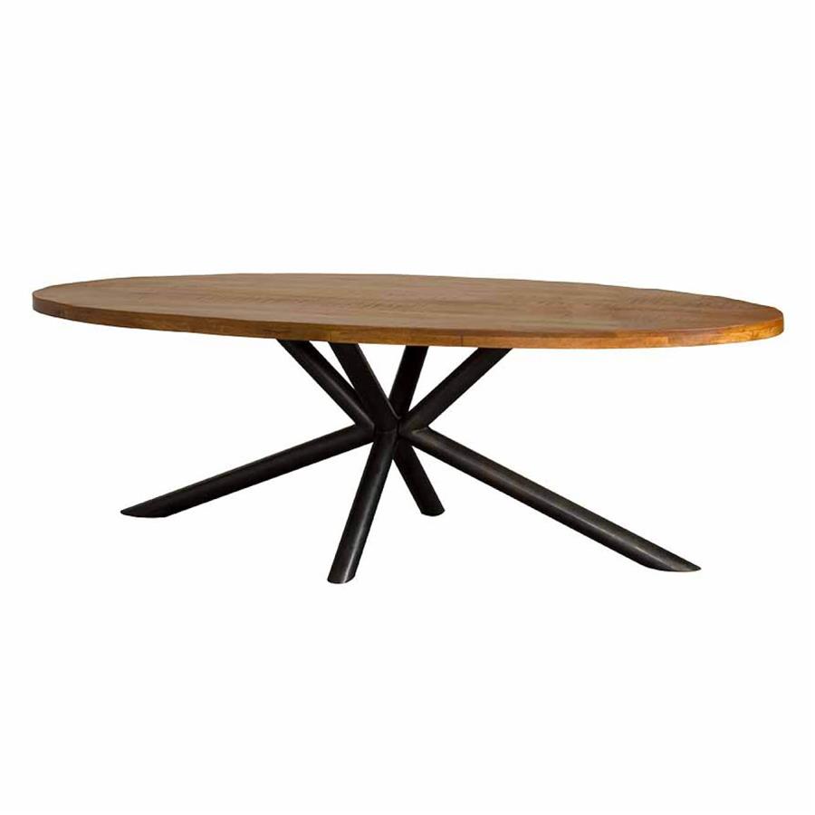 Selva dining table brown oval - Tower Living
