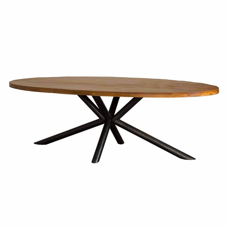 Selva dining table brown oval - Tower Living