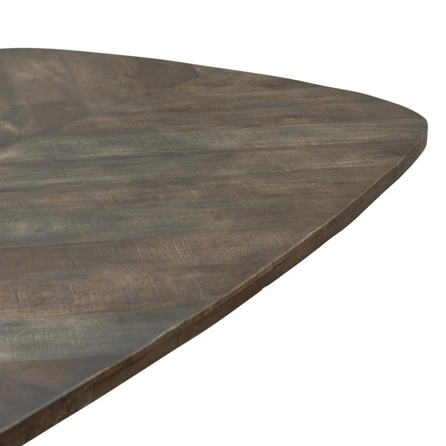 Silvi Dining Table brown Danish oval - Tower Living
