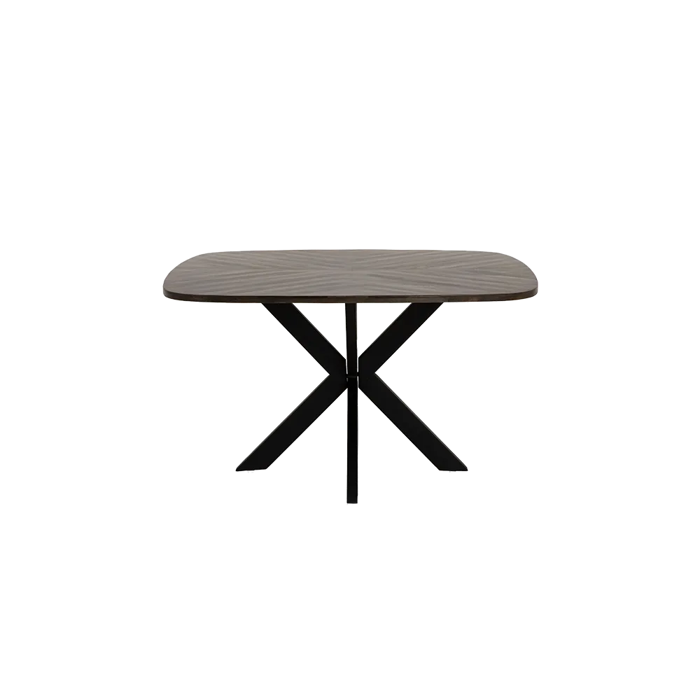 Esstisch Silvi braun quadratisch 130 cm - Tower Living