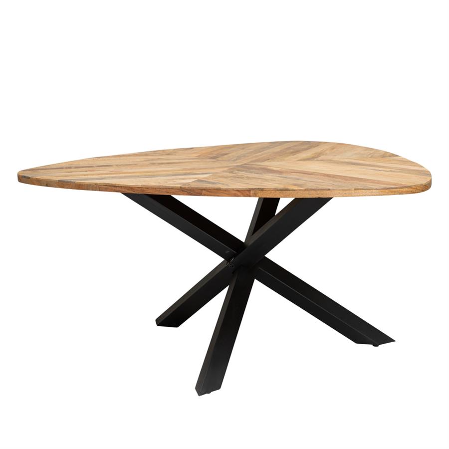 Trivero Dining Table natural triangle 150 cm - Tower Living