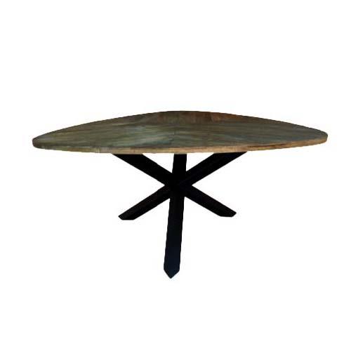 Trivero Dining Table brown triangle 150 cm - Tower Living