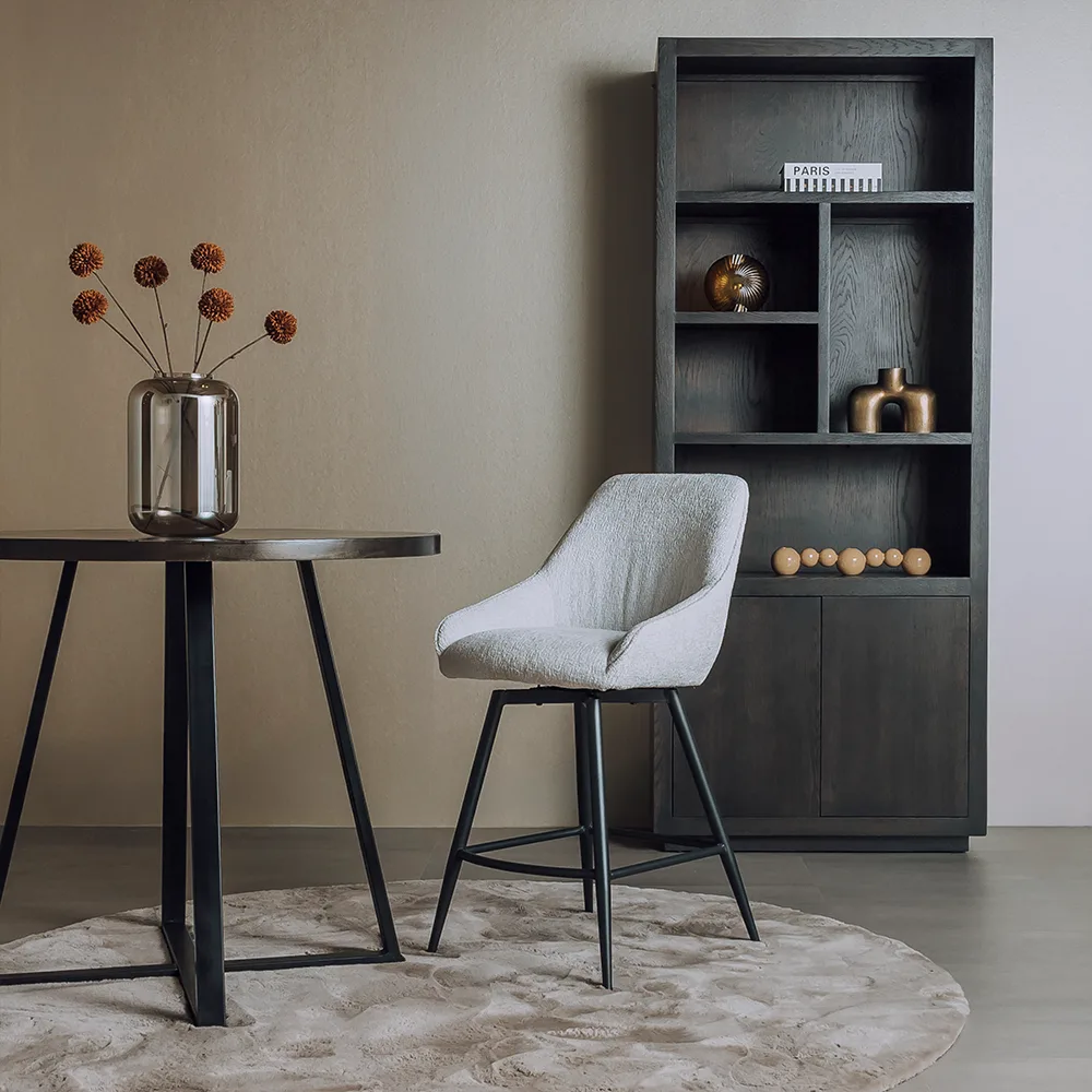 Bartisch Scala braun rund 100 cm (Mangoholz) - Tower Living