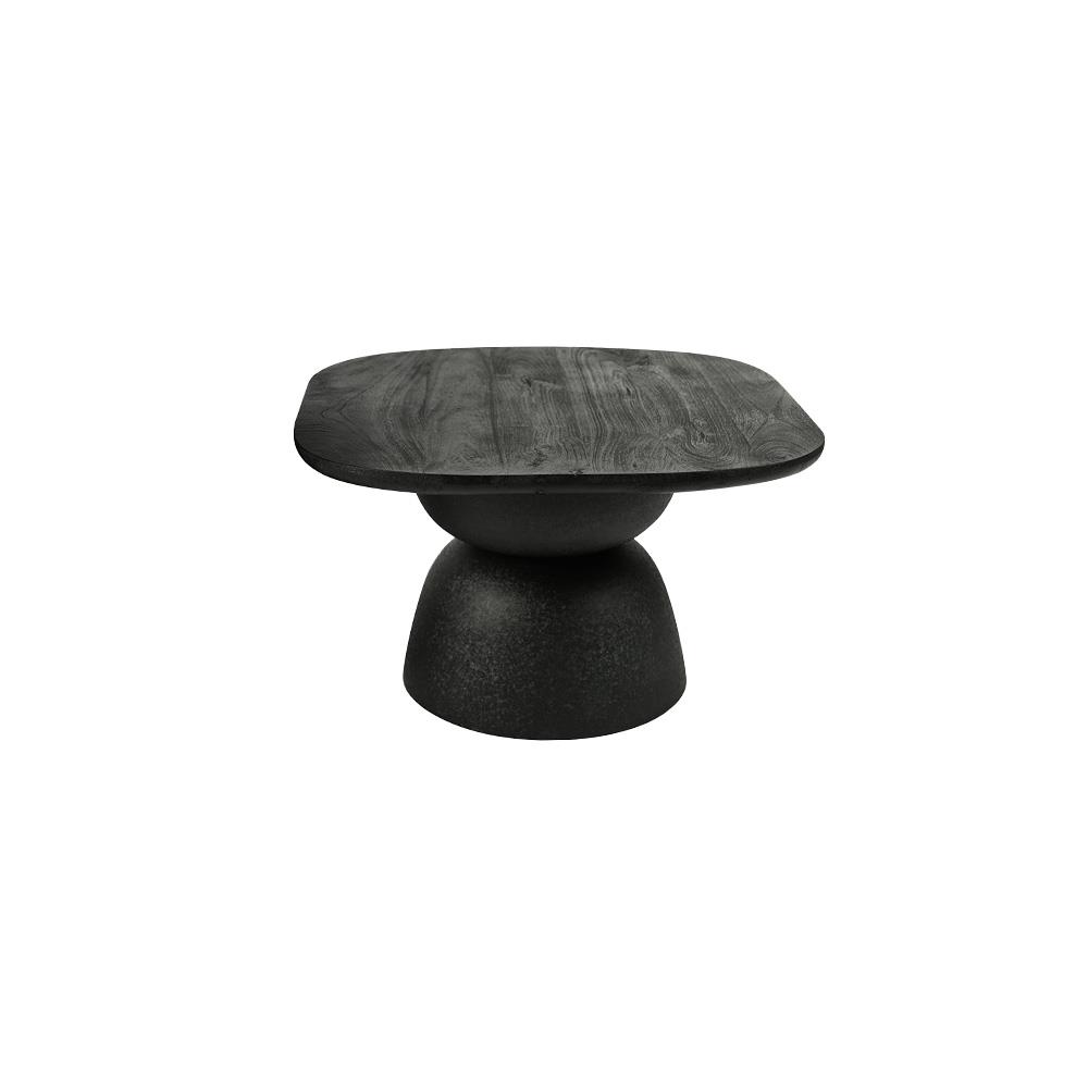 Barza Coffee Table black square 62 cm - Tower Living