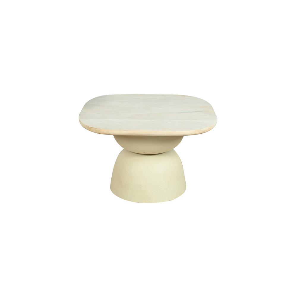 Barza Coffee Table white square 62 cm - Tower Living